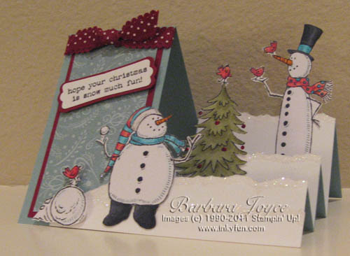 Snow Much Fun Side Step Card